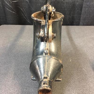 Antique cast iron sausage stuffer