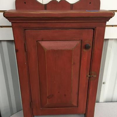 Primitive square nail handmade cupboard