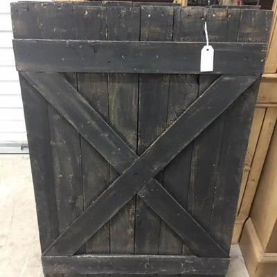 Black barn door 