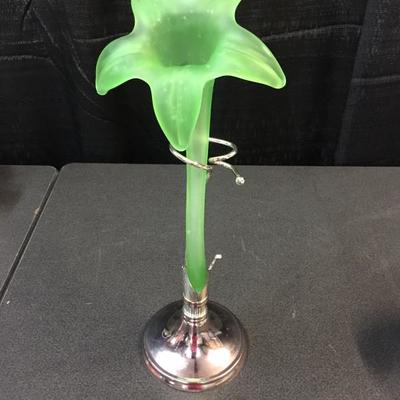 Hand blown flower vase