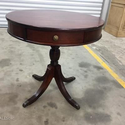 Vintage Duncan Phyfe drum table