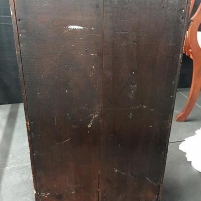 Old clock with weights