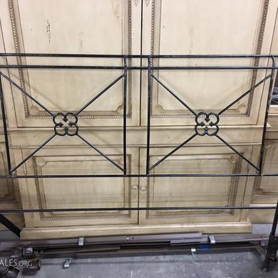 Iron headboard