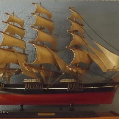 HKCT014 Intricate Cutty Sark 1869 Ship Model 
