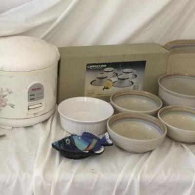 HKCT067 Noritake Bowls, Rice Cooker, Cups & Saucers & More
