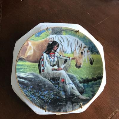 Collectible indian plate
