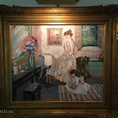 Original art by Texas Artist Margaret (Peg) Kennedy Kutner