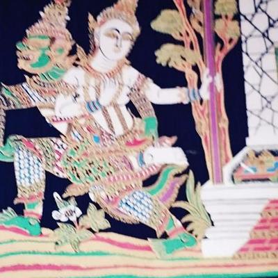 Hand painted art from Asia.
