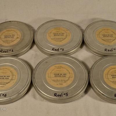 Rare Vintage Film Reels:  For movie buffs, rare and important nitrate film reels for the movie 