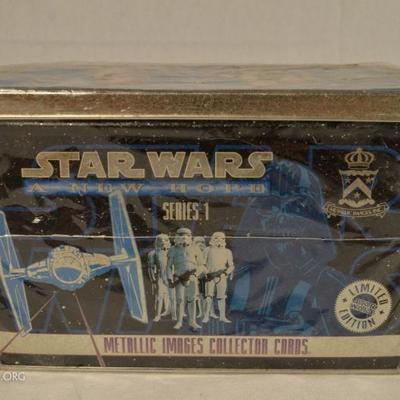 Star Wars Collector Cards: Star Wars A New Hope Metallic Images Collection Cards, Series 1.  Limited edition, 1994. Mint cards in near...
