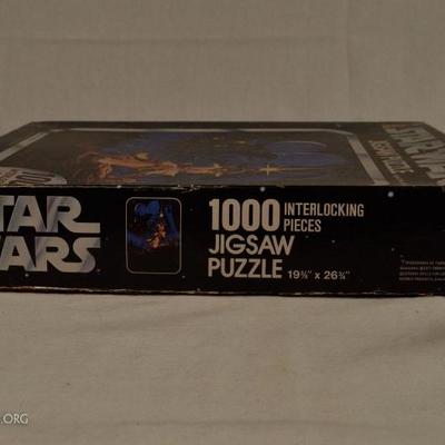 Star Wars Jigsaw Puzzle: 1000 piece interlocking puzzle  19 3/8
