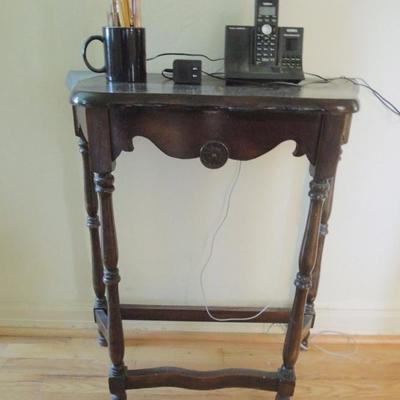 Antique telephone stand