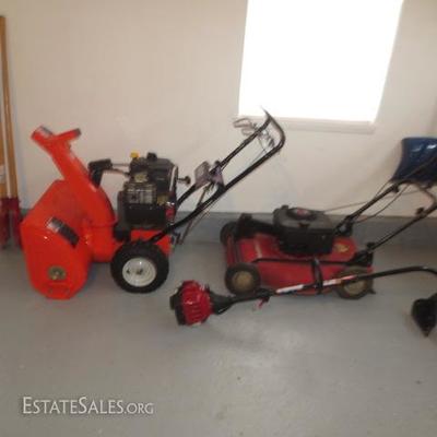 SNOW BLOWER/LAWN MOWER AND MORE