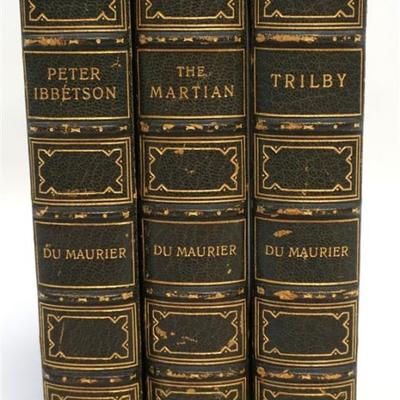 George Du Maurier 3 Volumes, First Edition in uniform fine binding. Published London: Osgood, McIlvaine, Trilby 1895, Peter Ibbetson...