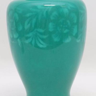 Taisho Period c. 1912, Japanese Ando Musen-shippo (wireless cloisonné or champlevé) vase; the vase is a stunning apple green enamel over...