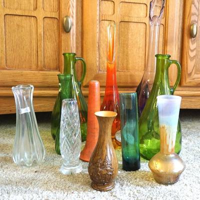 Mid-Century and other decorative vases