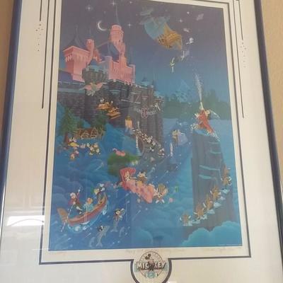 Melanie Taylor kent framed and signed by artist