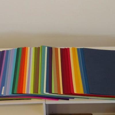 Large Boxlot of Asst. Solid Color Cardstock Paper for scrapbooking, cardmaking, etc.