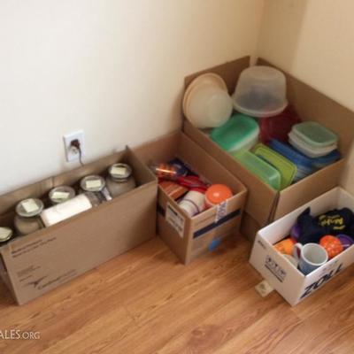 various tupperware