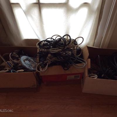 power and pin cables