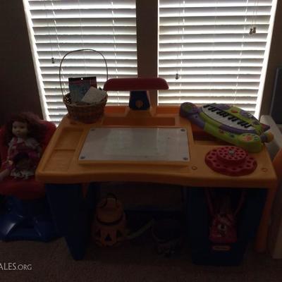 kids art desk