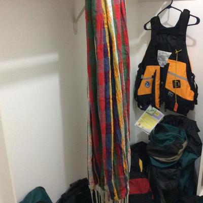 camping equipment, hammock