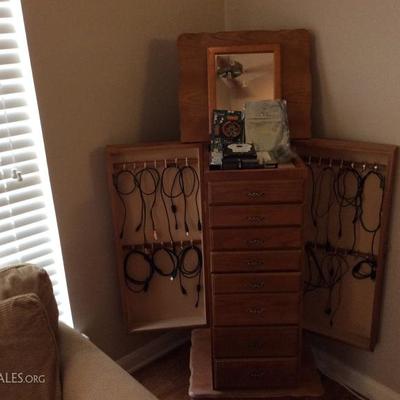 various computer components, and cords