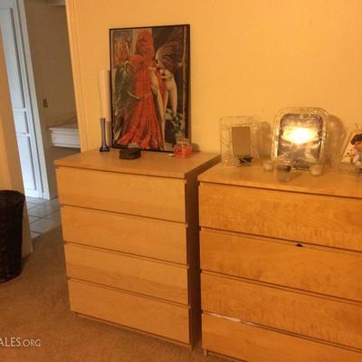 dressers and various decor