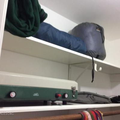 camping stove and equipment