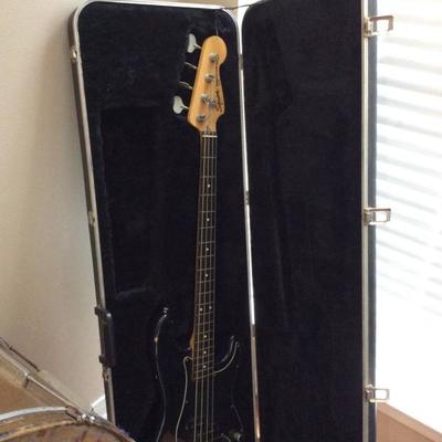 bass and case