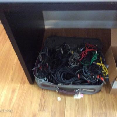 various audio and instrument cables