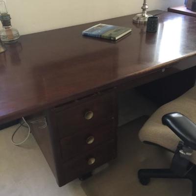 Massive old school desk 