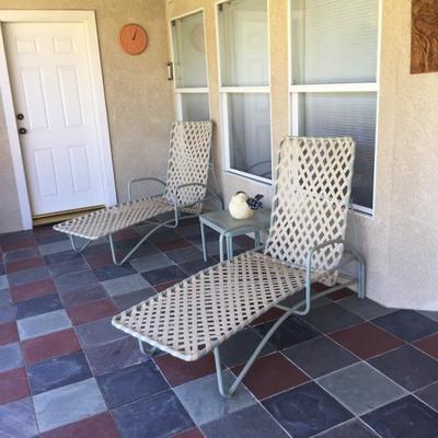 Patio recliners 