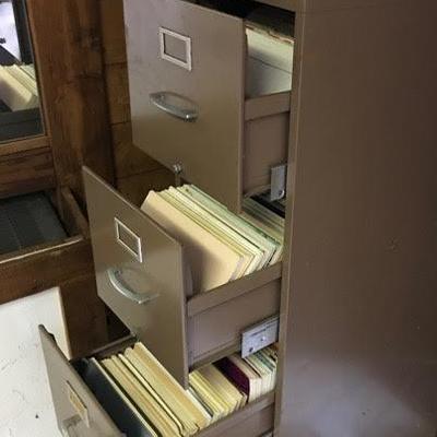 file cabinet FULL of sheet music, vocal and piano, old and modern