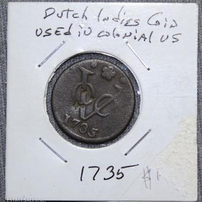 1735 Dutch West Indies Coin