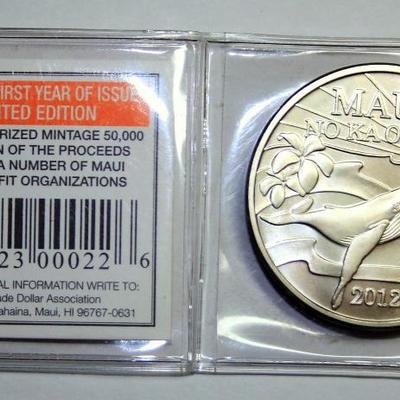 2012 Mauri Nokaoi 2 Trade Dollar LE Coin