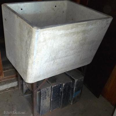 Vintage Concrete Utility Sink