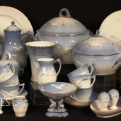 100 pieces "seagull" B & G Denmark China