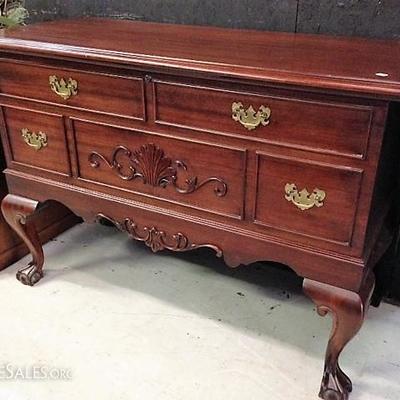 Chippendale Style Hall Cabinet
