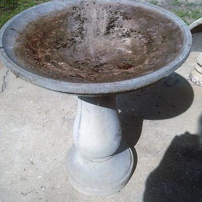 Concrete Bird Bath