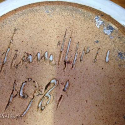Pottery Signed