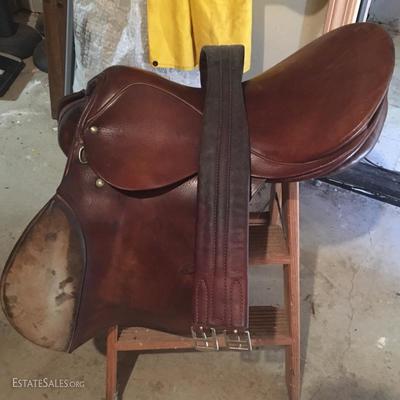 1 of 3 Dressage Saddles, measuring between 16-18