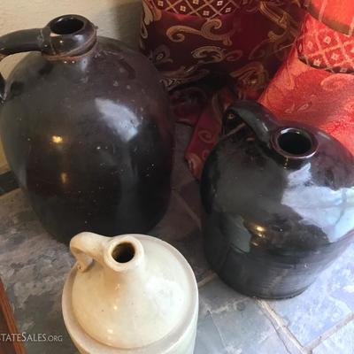 antique whiskey jugs