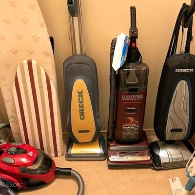 Assortment of vacuums