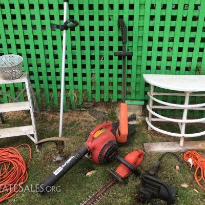MVT314 Electric, Gas Yard Tools, Step-Ladder, Cords & More
