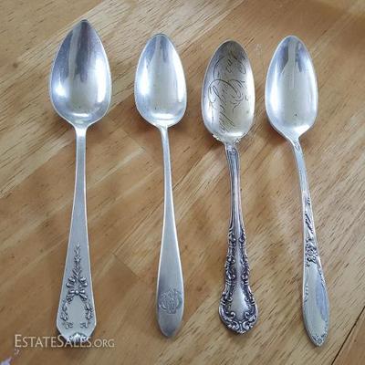 MVT244 Vintage Sterling Spoons
