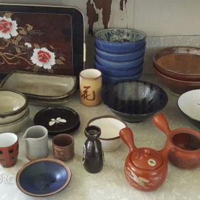 MVT135 Lacquer Tray, Assortment of Ceramic Bowls & More
