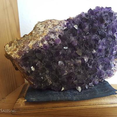 MVT078 Another Beautiful Raw Amethyst Crystal Cluster Specimen
