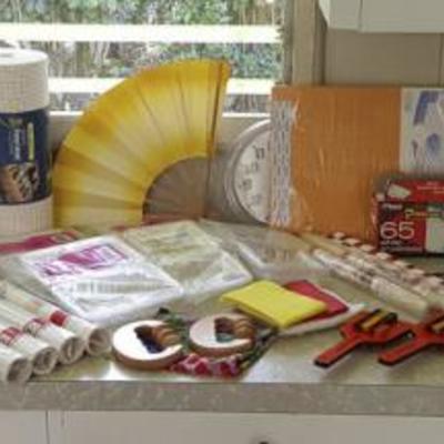 MVT146 Office Supplies, Lamps, Shelf Paper, Fan & More
