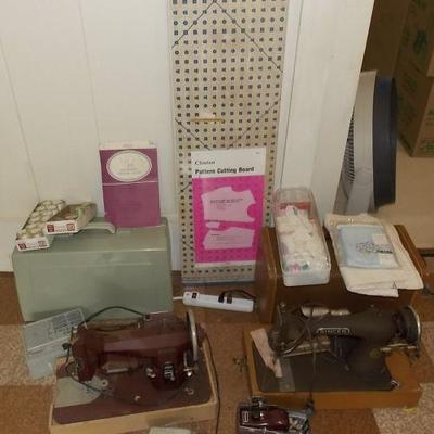MVT258 Vintage Kenmore & Singer Sewing Machines, Notions & More!

